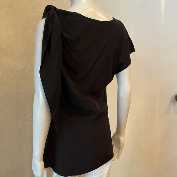 FIFTEEN TWENTY Black Shoulder Tie Top - Picture 4 of 7